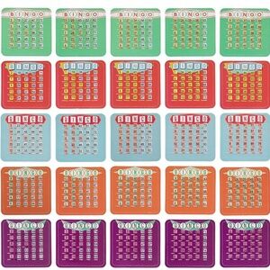 7" Shutter Bingo Cards, Pack of 25